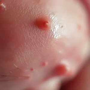 Pryszcze u noworodka